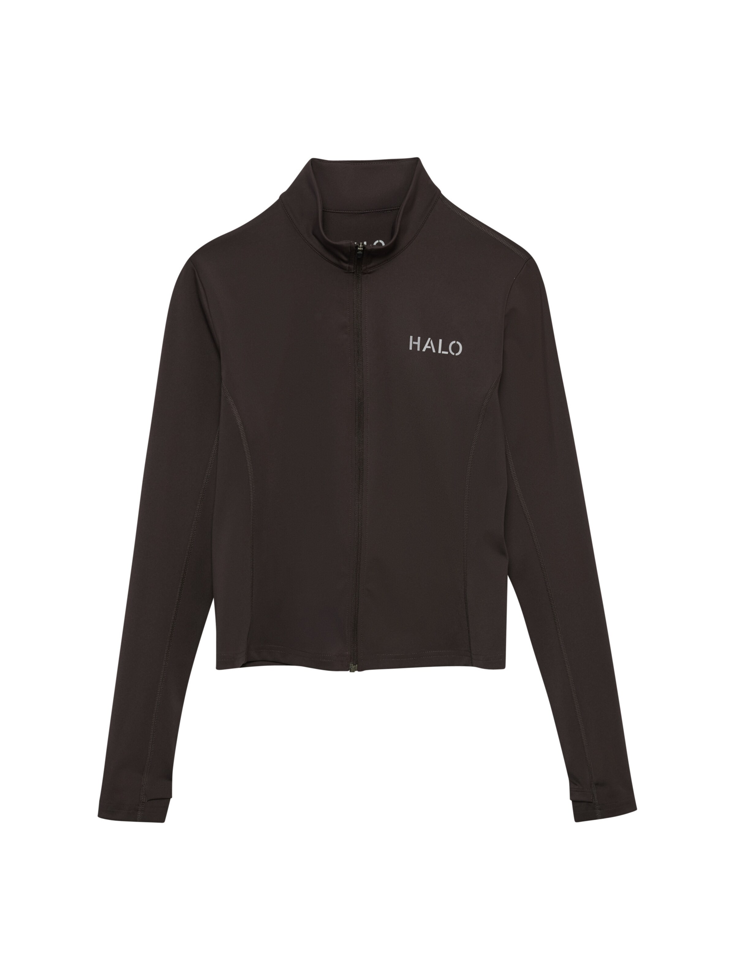 HALO Trainingsjack in Bruin: voorkant