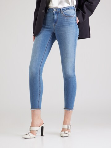 ONLY Skinny Kavbojke 'ONLWAUW' | modra barva: sprednja stran