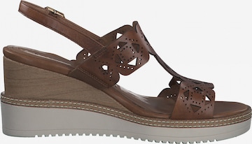 TAMARIS Sandals in Brown