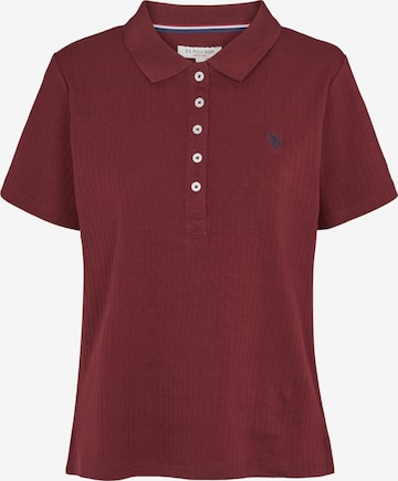 U.S. POLO ASSN. Shirt 'Helga' in Rood: voorkant