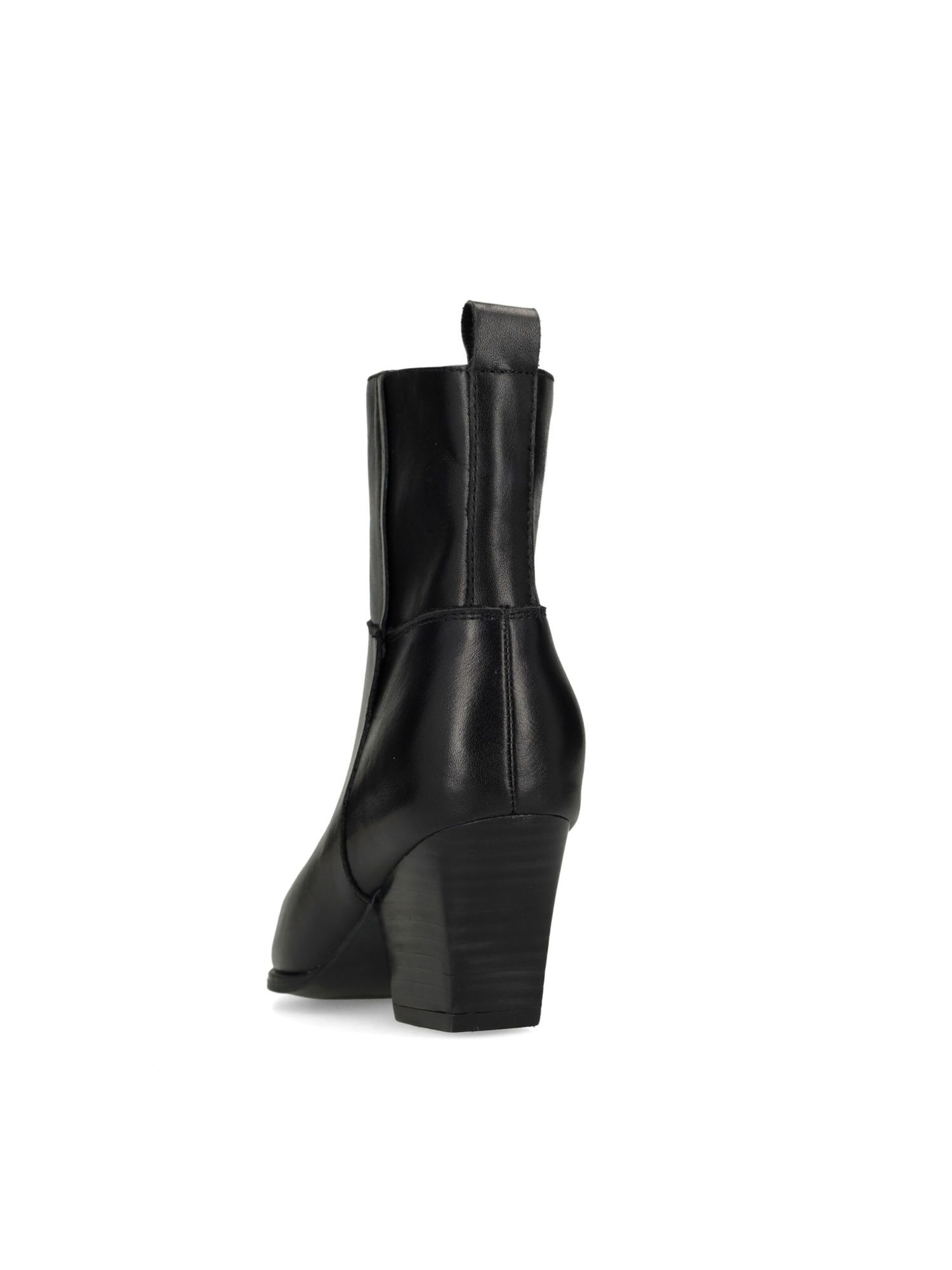 MANFIELD Enkellaarsjes in Zwart