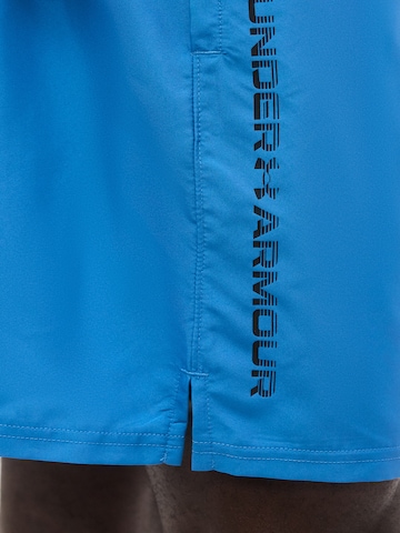 UNDER ARMOUR Szabványos Sportnadrágok 'Wordmark' - kék