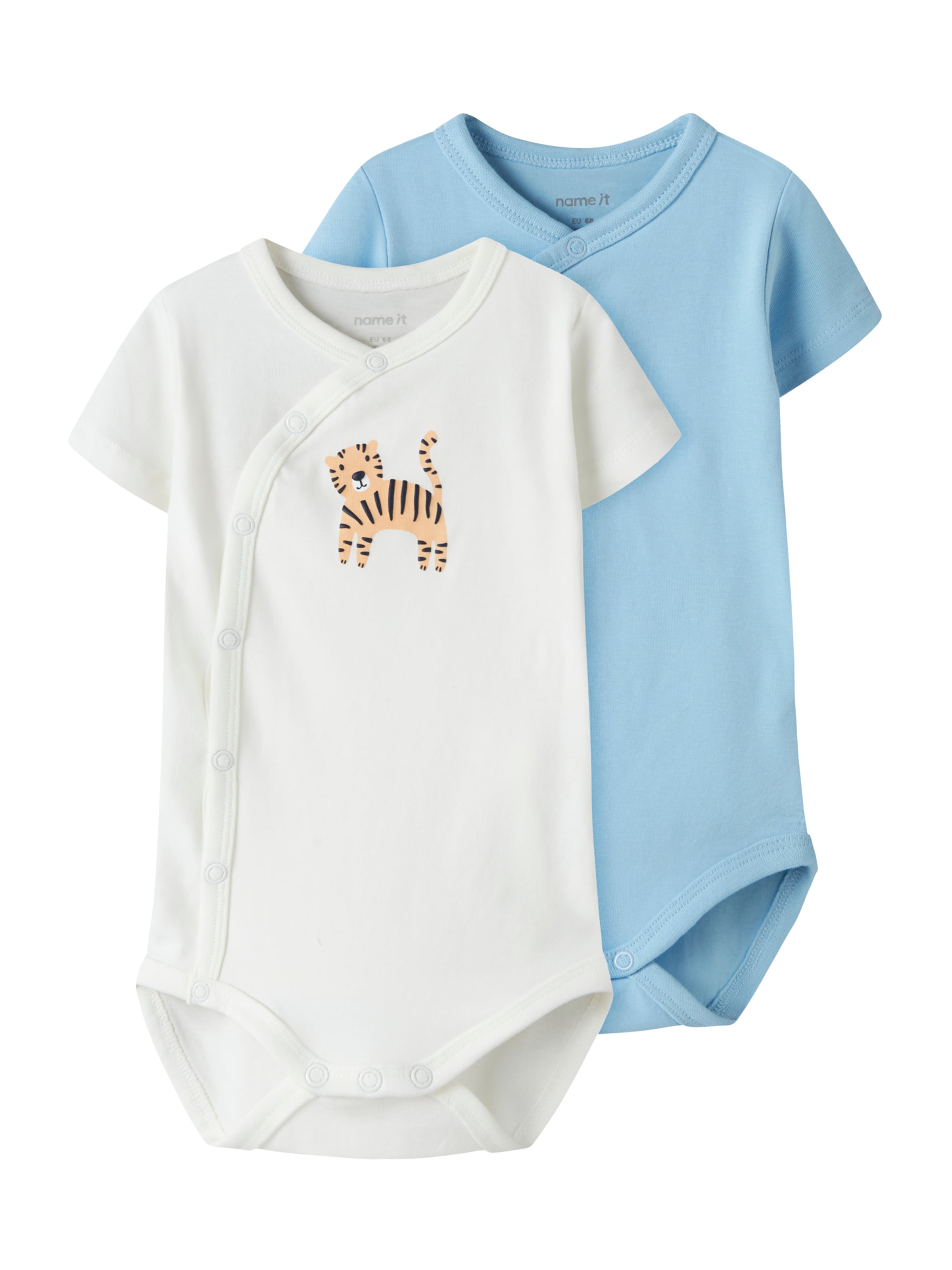 NAME IT Kezeslábas 'NBMVACION' - kék: elől