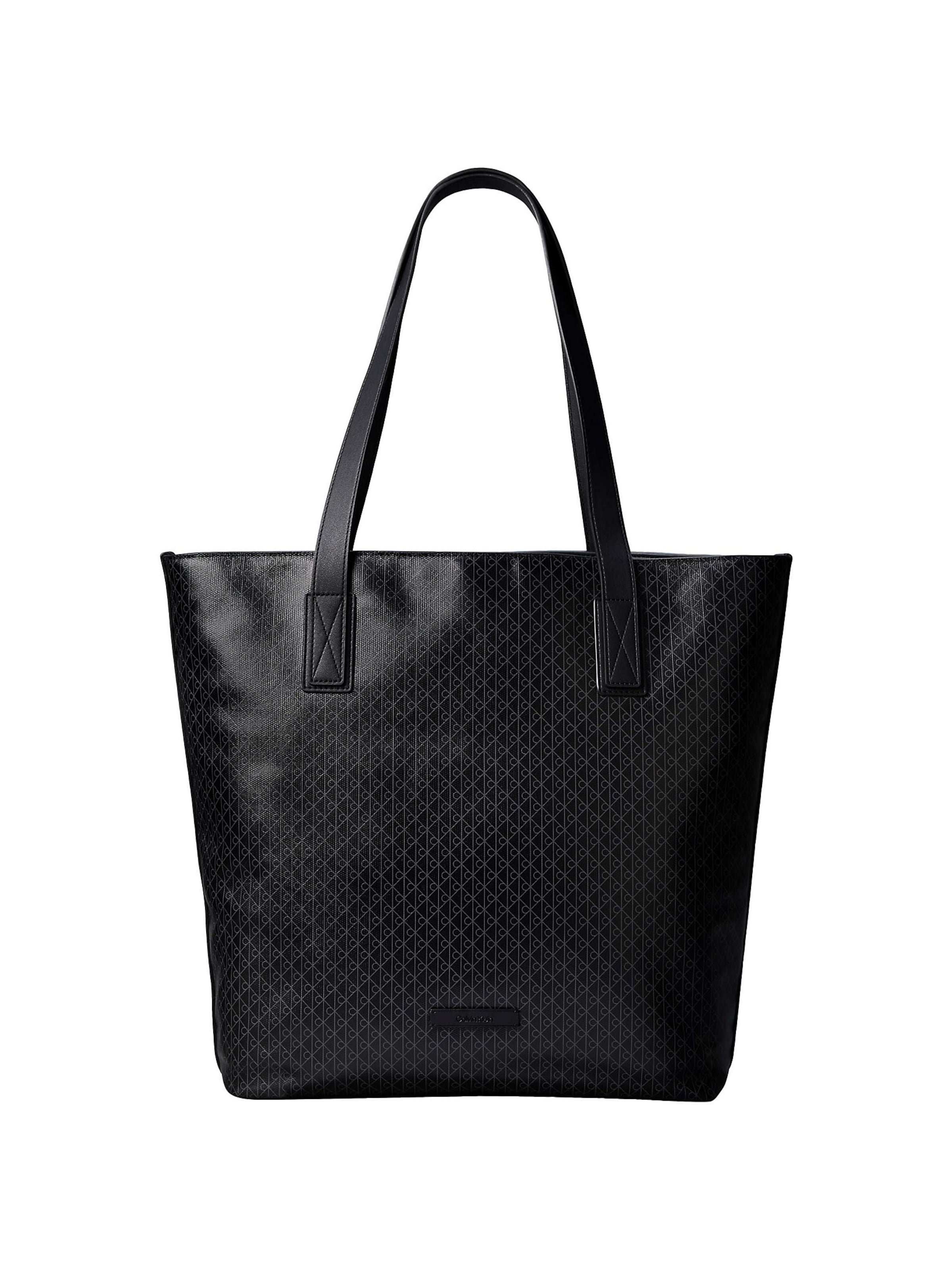 Cabas Calvin Klein en noir : devant