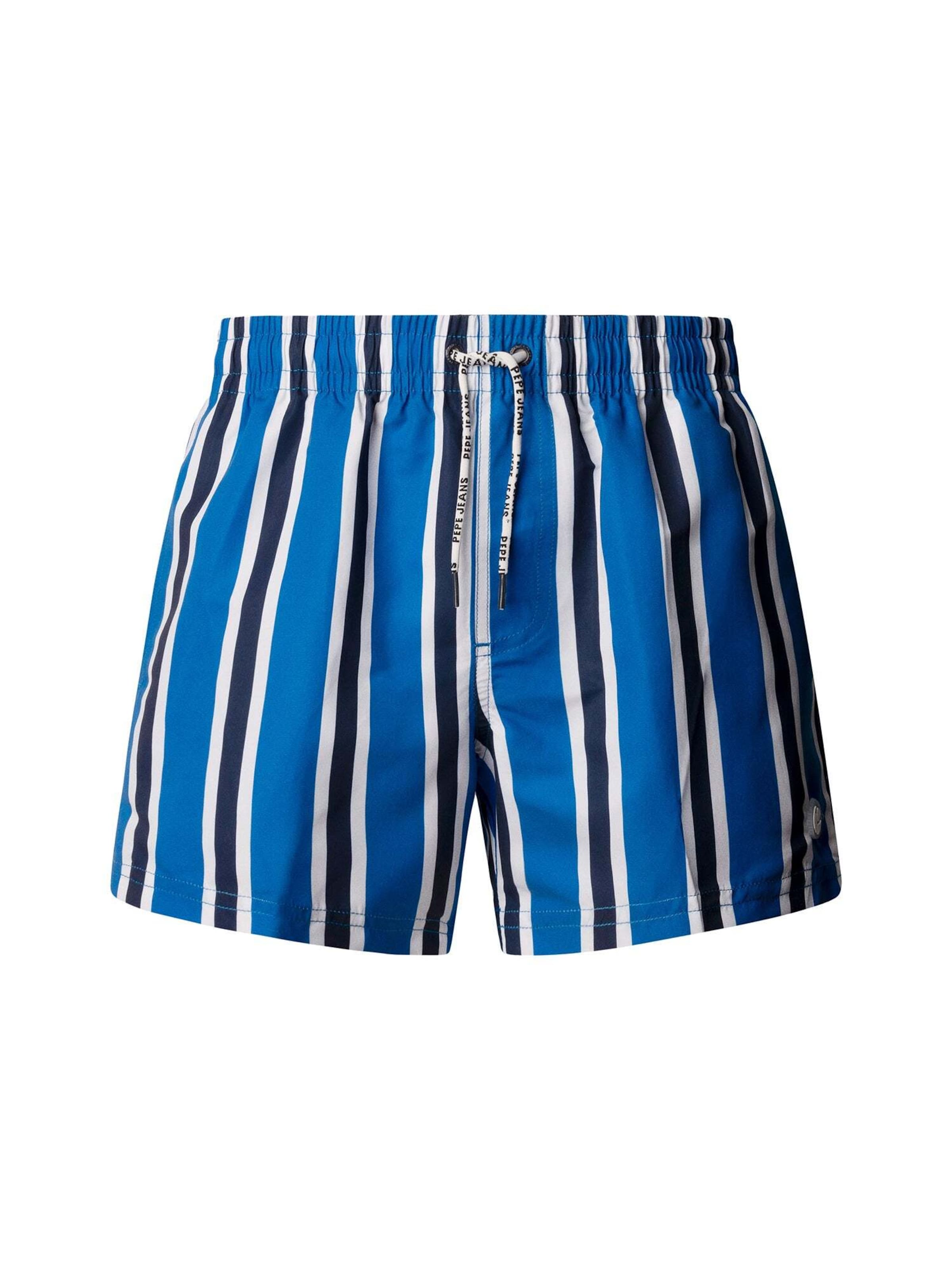 Pantaloncini da bagno Pepe Jeans di colore blu / marino / bianco, Visualizzazione prodotti