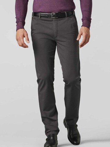 MEYER Regular Chino trousers 'Roma' in Grey: front