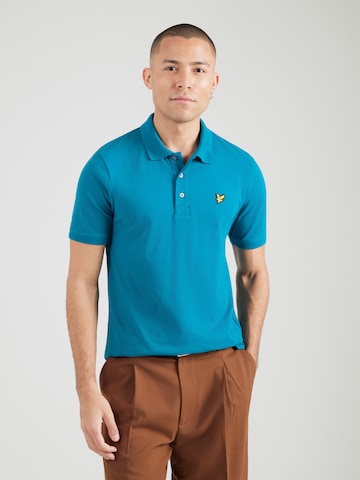 Lyle & Scott Majica | modra barva: sprednja stran
