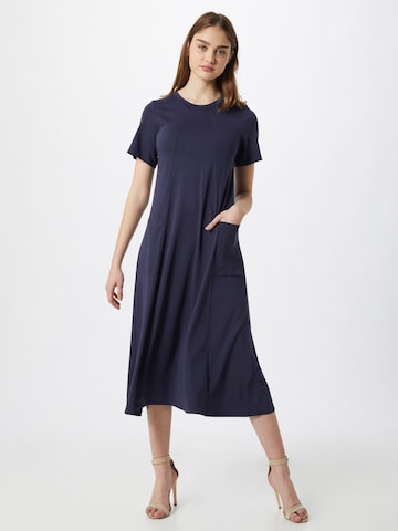 Closet London Dress in Blue: front