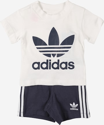 Set 'Trefoil' de la ADIDAS ORIGINALS pe negru: față