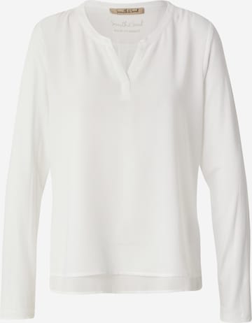 Smith&SoulBluza 'Mix&Match' - bijela boja: prednji dio