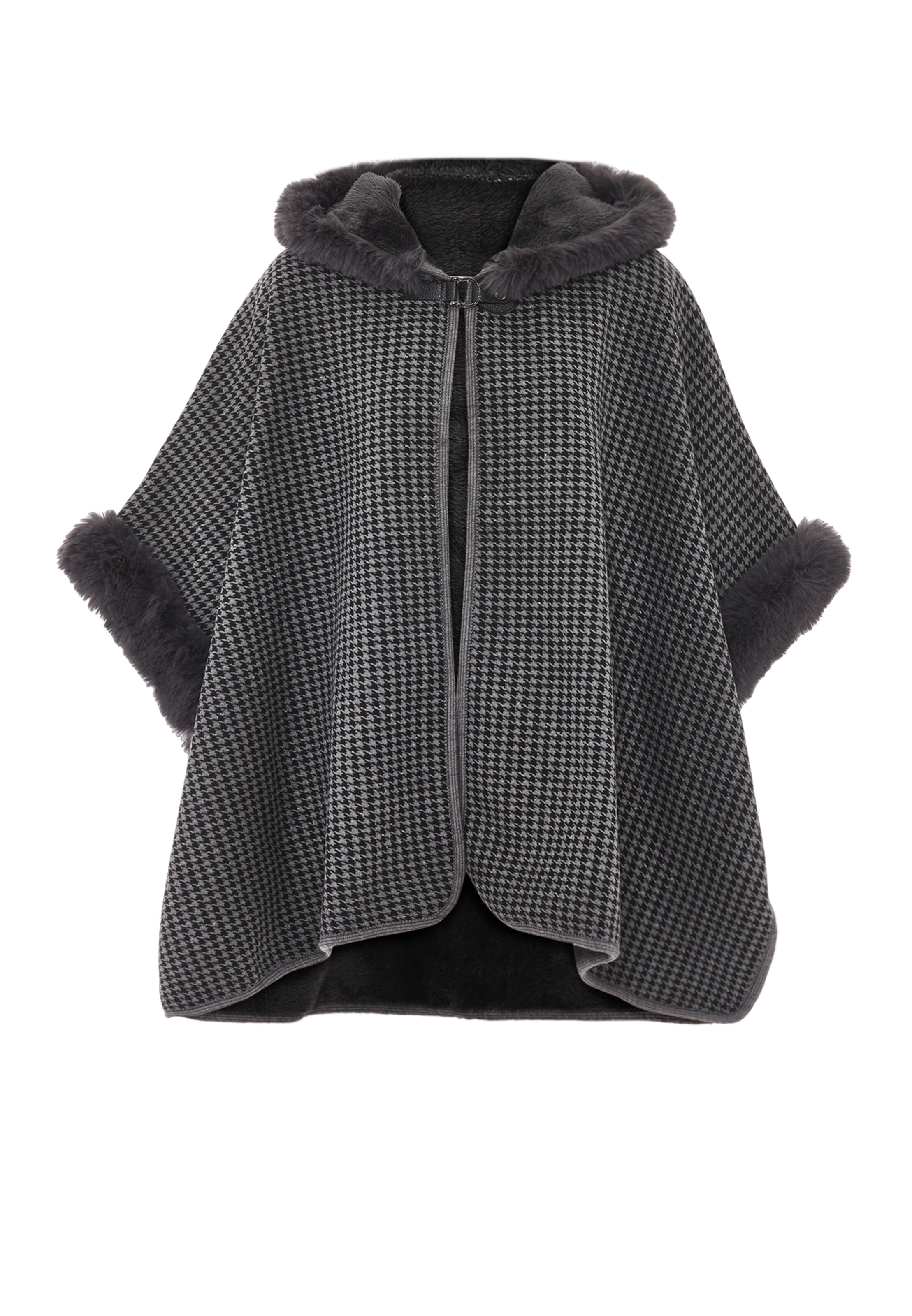 FRAULLY Кейп в Серый