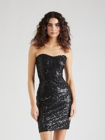 SISTERS POINT Cocktail Dress 'DITTO' in Black: front