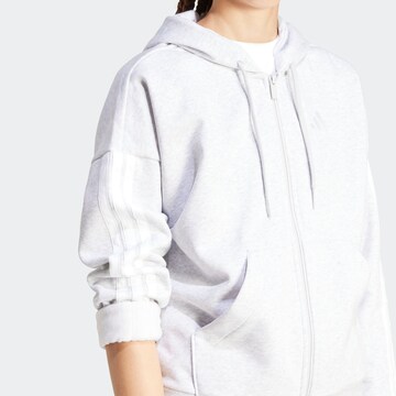 ADIDAS SPORTSWEAR Sports sweat jacket 'Essentials' in Grey