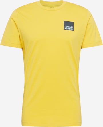 JACK WOLFSKIN Shirt in Yellow: front