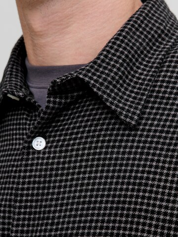 JACK & JONES Regular fit Button Up Shirt in Grey