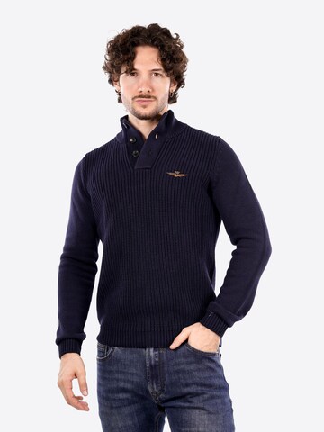 Aeronautica Militare Pullover 'Maglione' in Blau