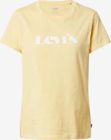 LEVI'S ® Póló 'The Perfect Tee' - sárga: elől