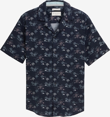 TOM TAILOR Regular fit Риза в синьо: отпред