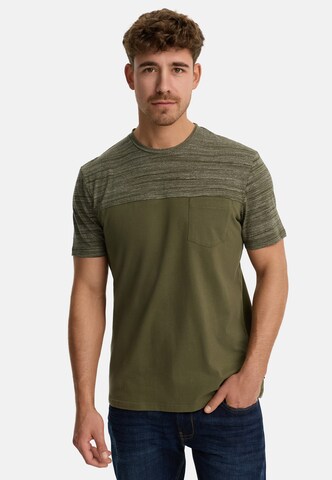T-Shirt 'INSprings' INDICODE JEANS en vert : devant