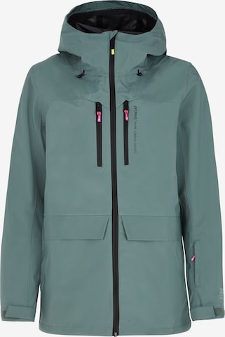 PROTEST Sportjacke 'PRTMOOSE' in Grün: Vorderseite