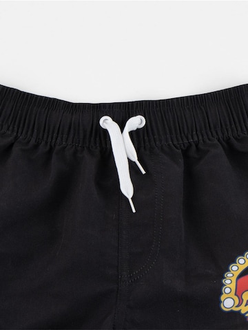 Cerdá Swimming shorts 'Real Madrid Swim Shorts with Logo Print – Black' in Black