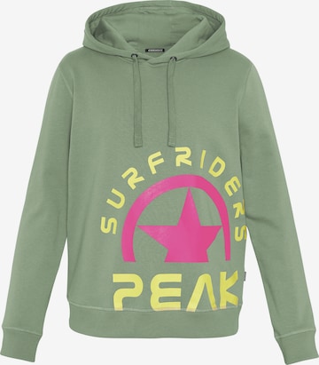 CHIEMSEE Sweatshirt 'Surf Riders Peak' in Grün: Vorderseite