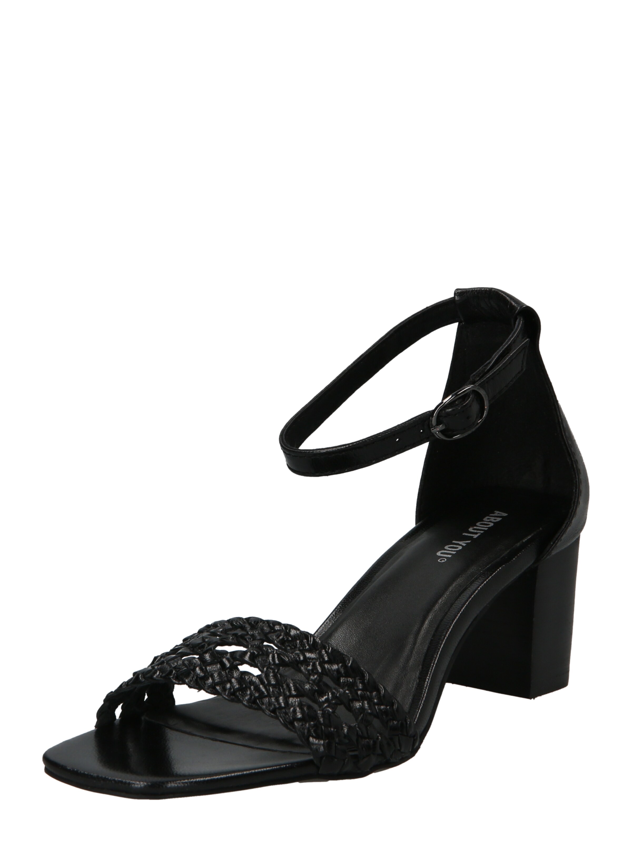 ABOUT YOU Sandaal 'Luisa', värv must: eest vaates