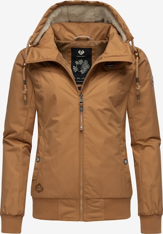 Veste fonctionnelle 'Jotty' Ragwear en marron : devant