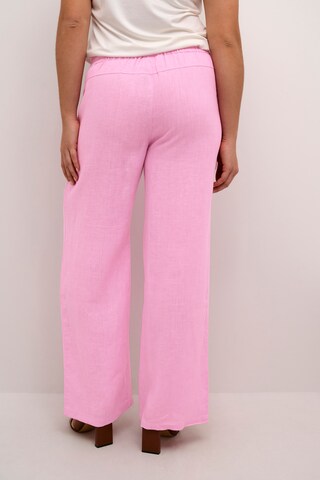 Cream Wide Leg Hose 'Bellis' in Pink