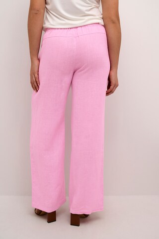 Cream Loosefit Hose 'Bellis' in Pink