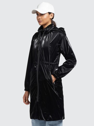 khujo Ανοιξιάτικο και φθινοπωρινό παλτό 'Marthe' σε μαύρο