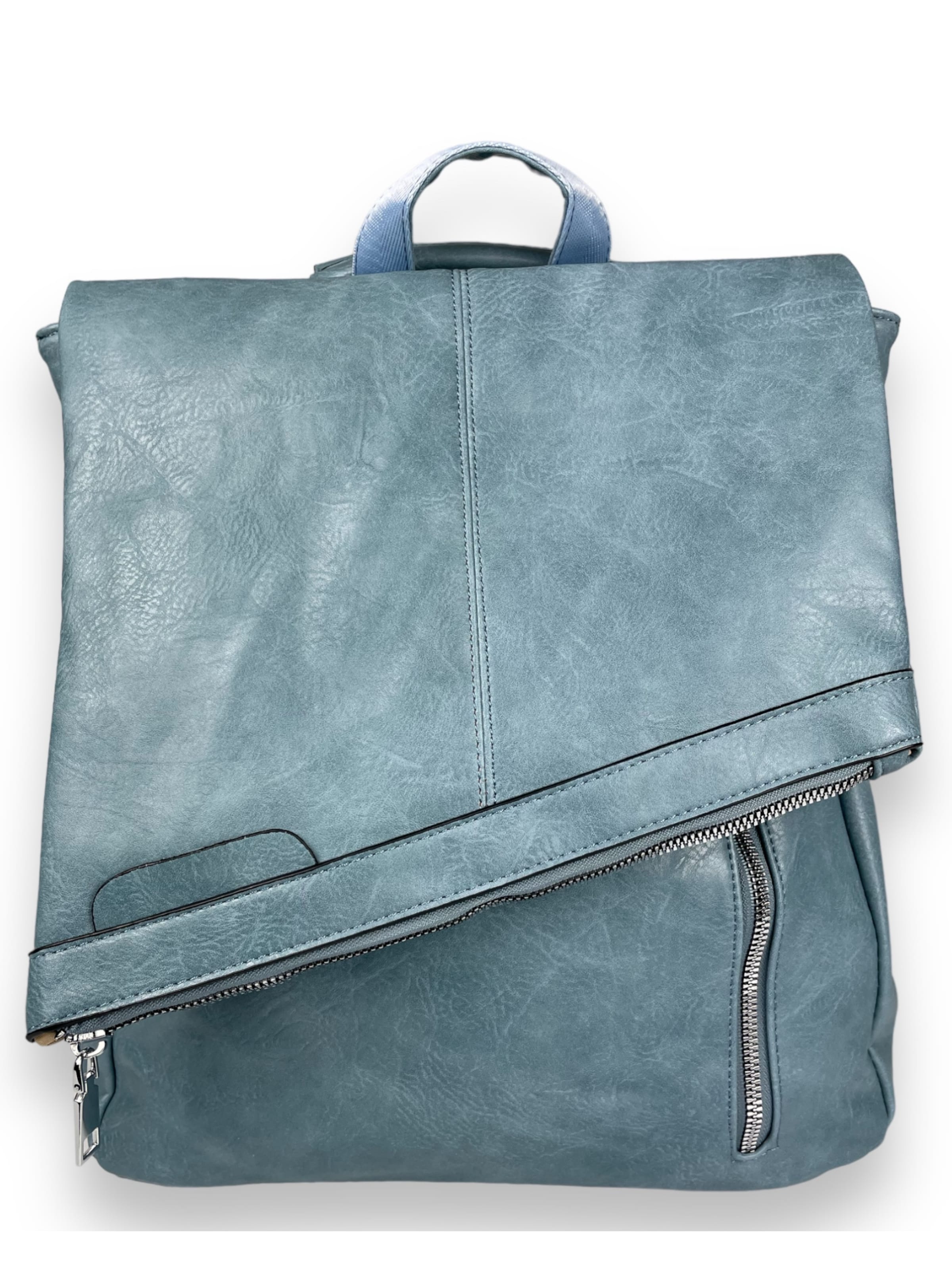 Kumixi Rugzak '2in1 Rucksacktasche' in Blauw: voorkant