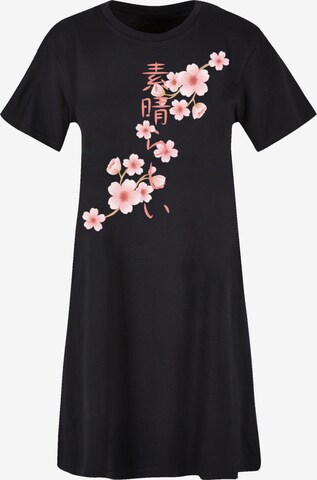 Robe 'Kirschblüten Asien' F4NT4STIC en noir : devant