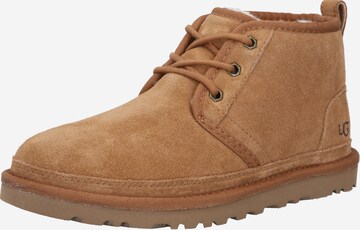 UGG - Botines con cordones 'Neumel' en marrón: frente