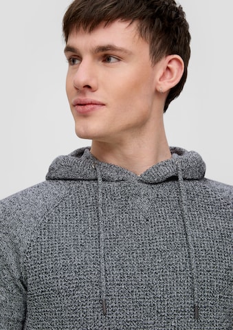 QS Pullover in Schwarz