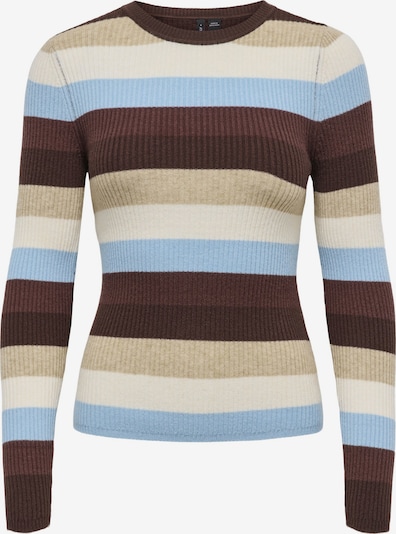 ONLY Sweater 'ONLibi' in XS in Beige / Light beige / Light blue / Brown, Item view