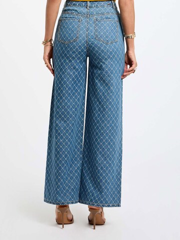 Morgan Wide leg Jeans '252-PSTEL' in Blauw