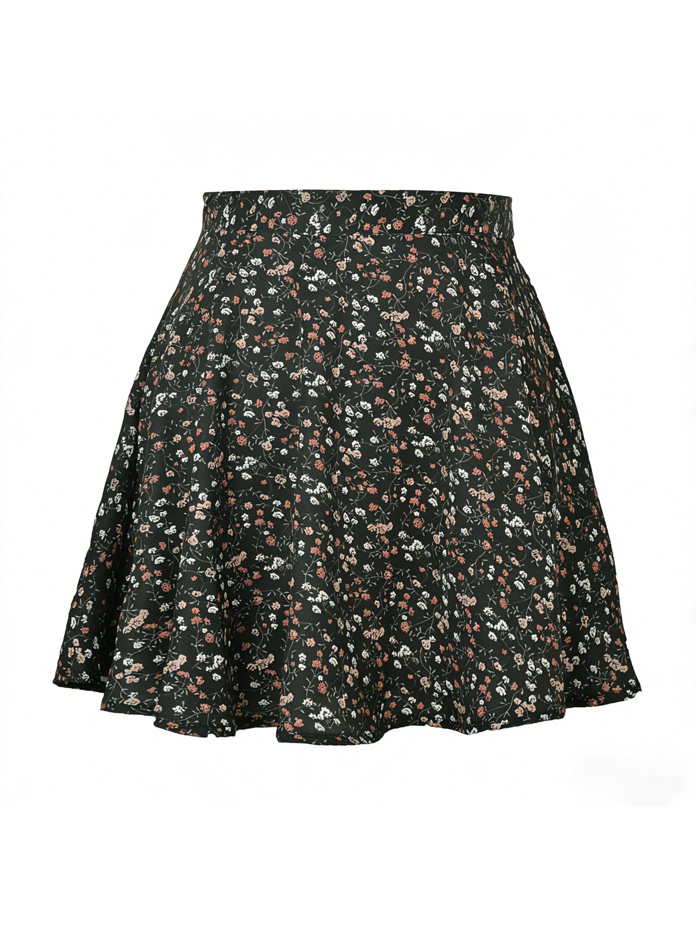 MEETWEE Rock 'Floral dress'‌‌‌‌‌‌ in Schwarz: Vorderseite