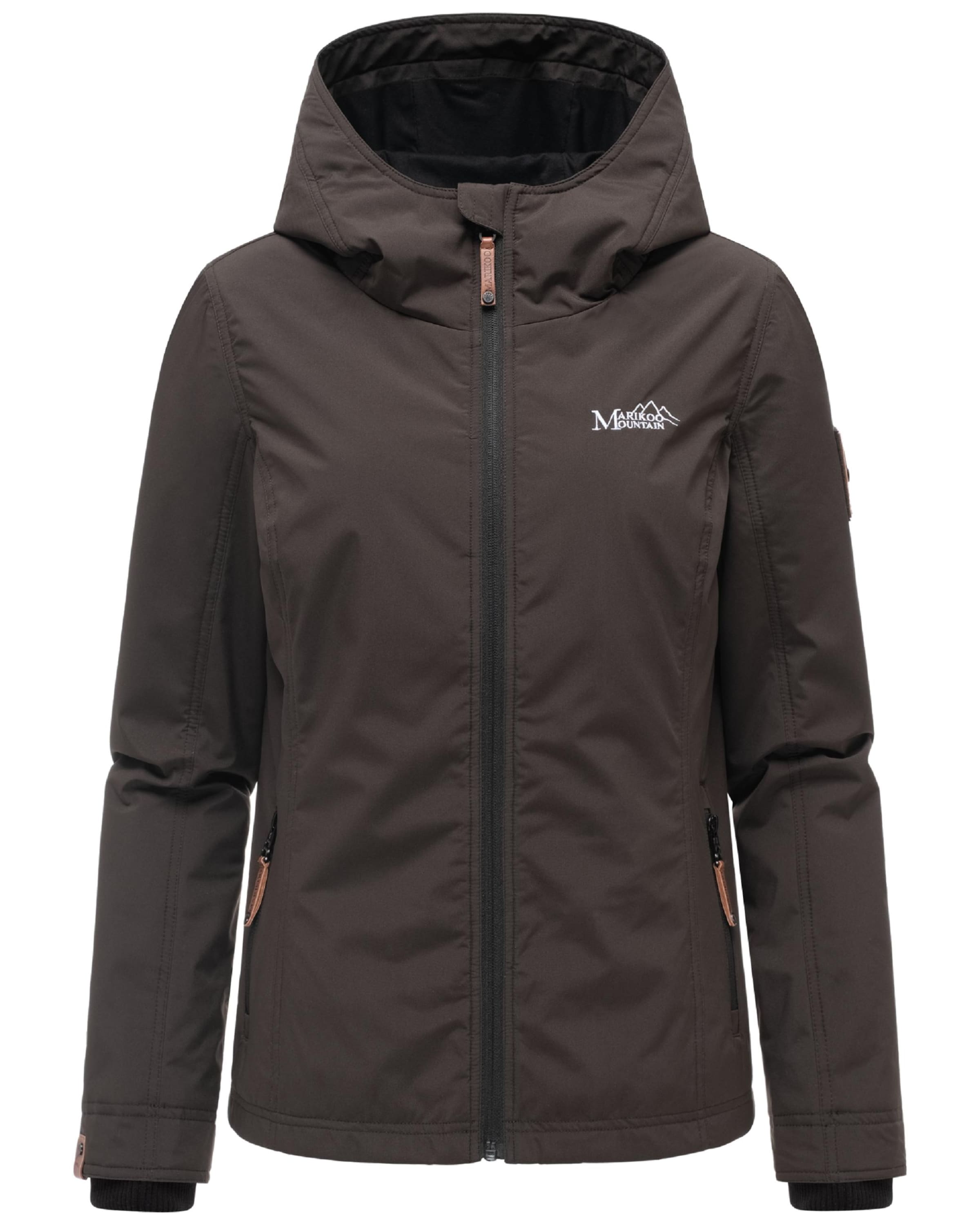 MARIKOO Tussenjas 'Brombeere' in Bruin: voorkant