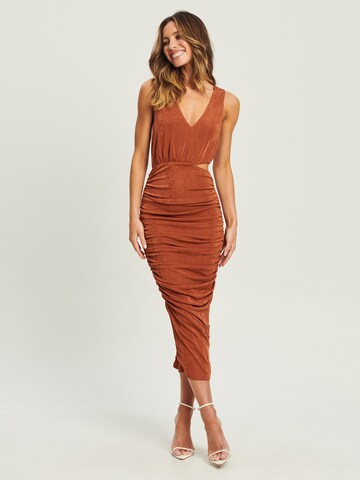 Chancery Dress 'DILLON' in Brown