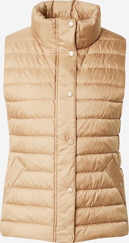 Gilet GANT en beige : devant