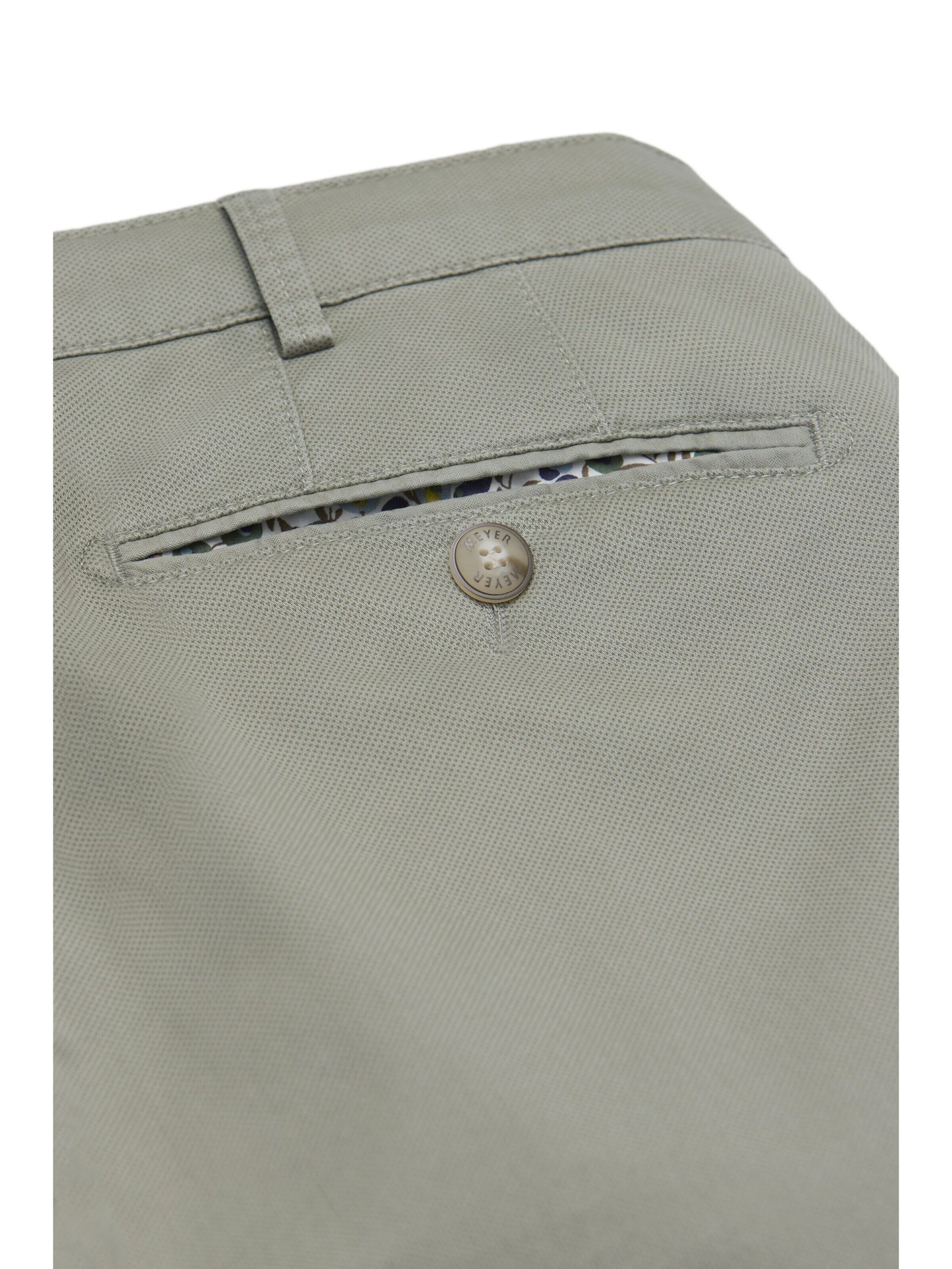 MEYER Regular Chino 'Bonn 1-5075' in Groen