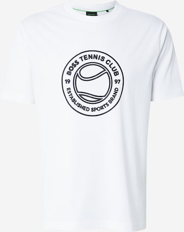 BOSS - Camiseta en blanco: frente
