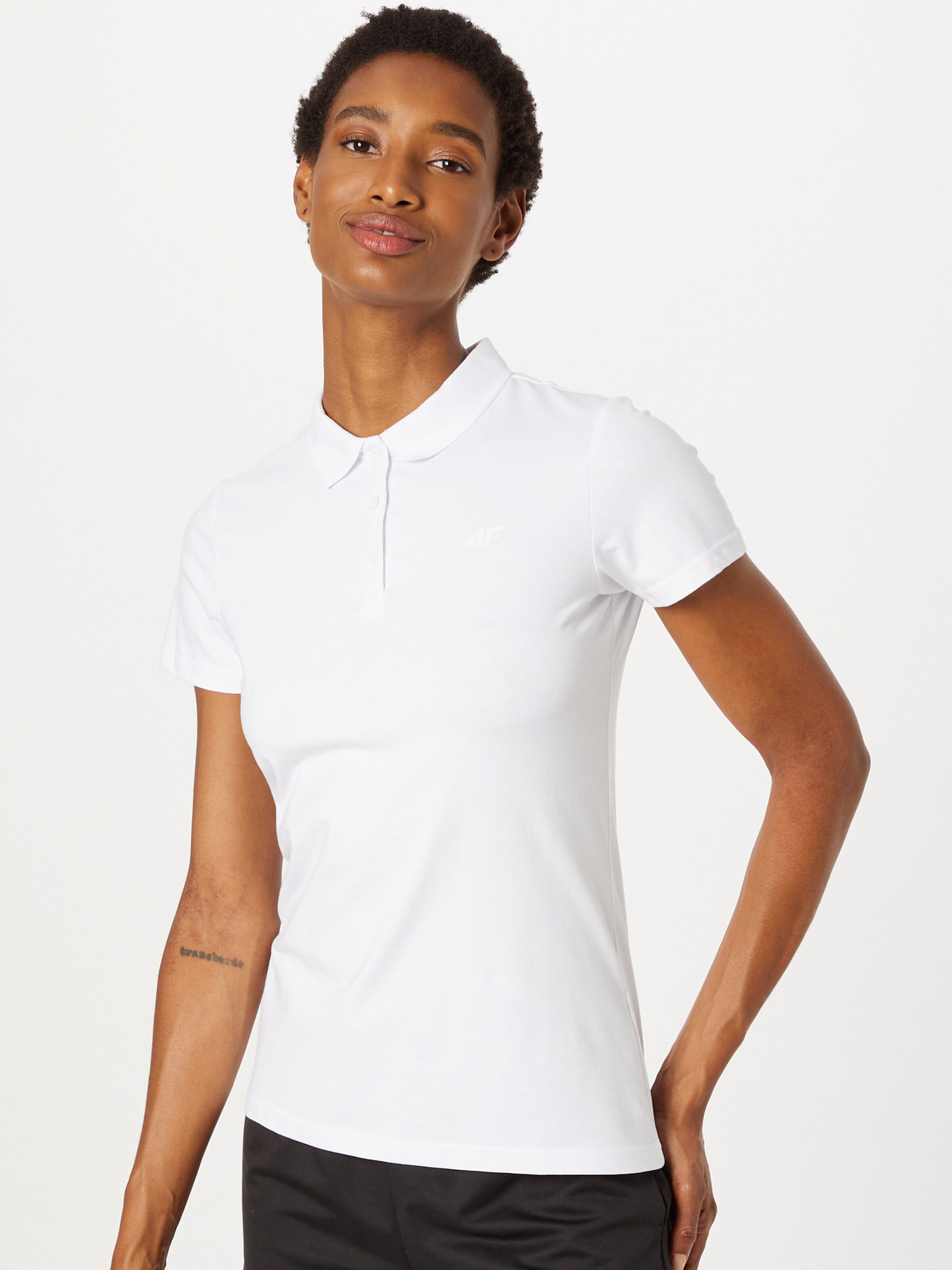 Frauen Sportarten 4F Sportshirt in Weiß - AE44376 Frauen Sportarten 4F Sportshirt in Weiß - AE44376