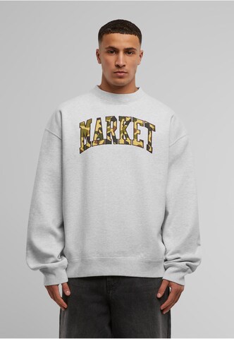 MARKET Sweatshirt 'Duck' in Grey: front