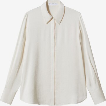 MANGO Bluse 'IDEALE' in Beige: predná strana