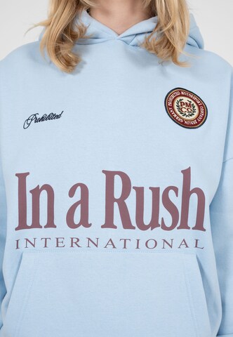 Felpa 'International' di Prohibited in blu
