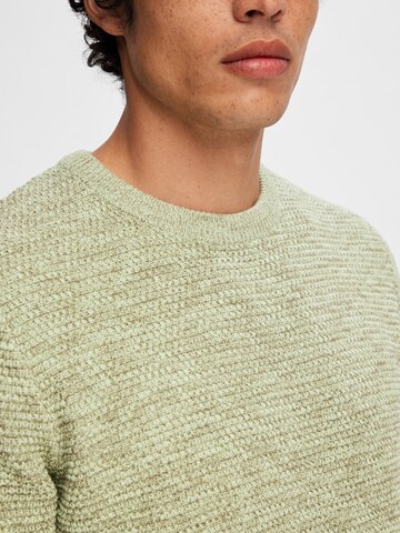 SELECTED HOMME Sweater 'Vince' in Green