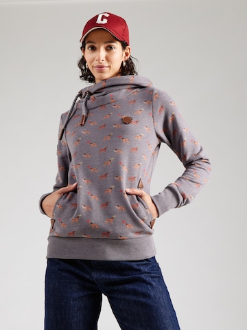 naketano Sweatshirt 'Darth' i grå: framsida