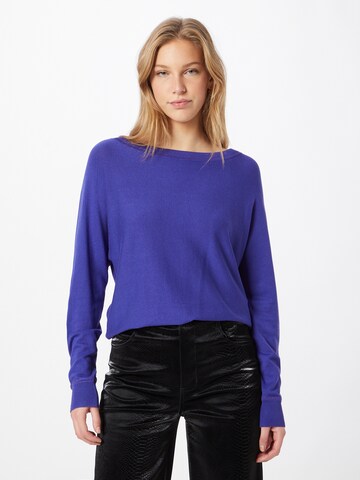 COMMA - Pullover em azul: frente